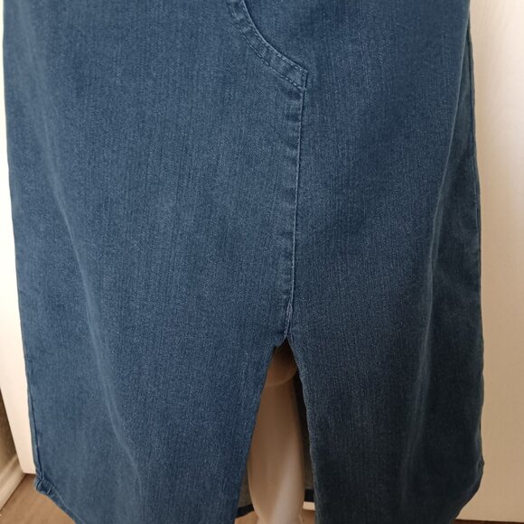 BEBE DENIM Button Up casual  dress brand new cute - Picture 4 of 9